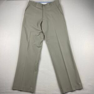 FootJoy Men's Khaki Performance Golf Chino Straight Leg Pants Size 30x32